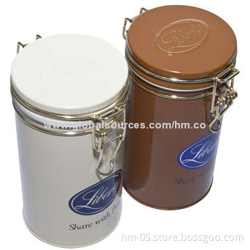 Coffee Tin, CMYK Offset Printing, Made of 0.23 to 0.25mm Tinplate, FDA/LFGB/EN71 Standard